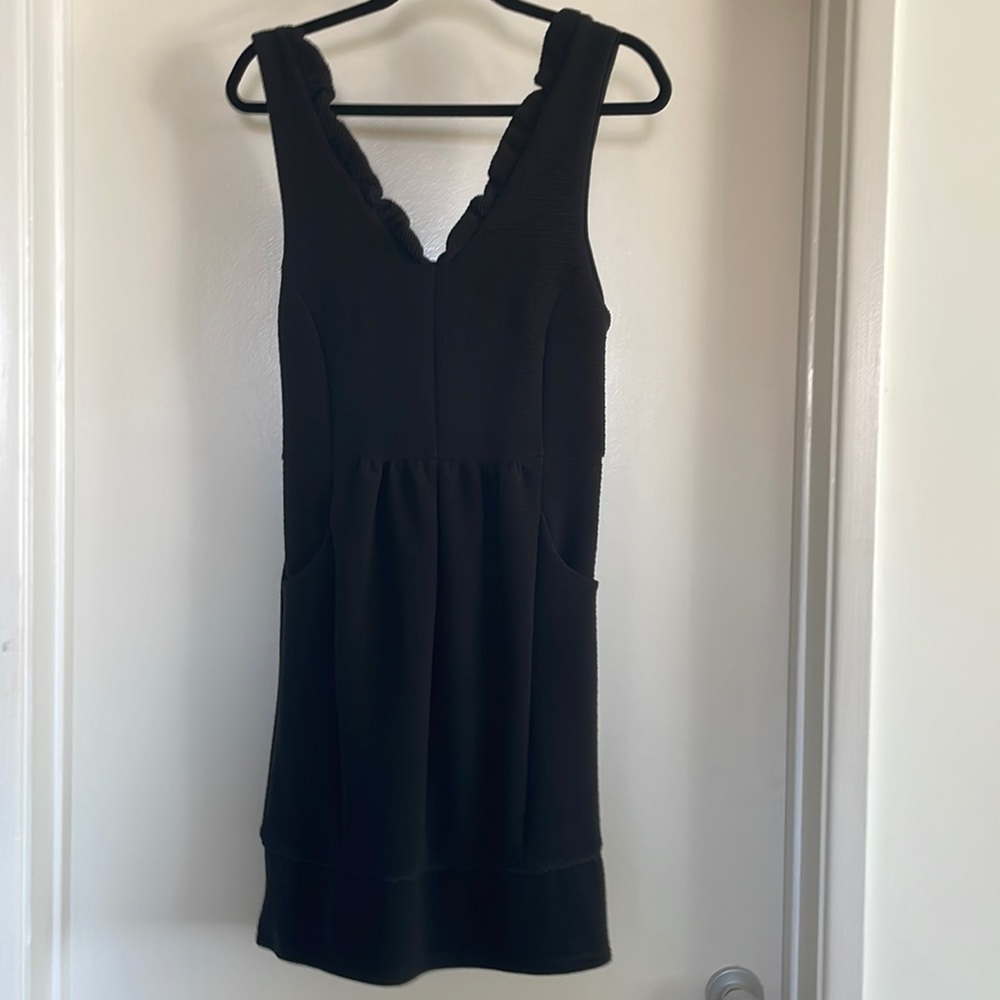 Maeve medium black dress with pockets